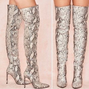 Brand new house of cb over the knee boots